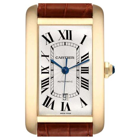 cartier tank americaine gelbgold
